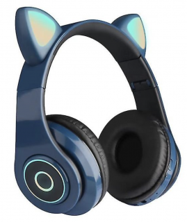Sluchátka s ušima B39 Barva: Modrá