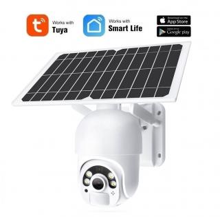 TUYA 2.0Mpx WiFi solární, otočná IP kamera -AS-S20WIFI