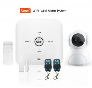 TUYA Wi-Fi / GSM alarm systém s kamerou AS-10GDT