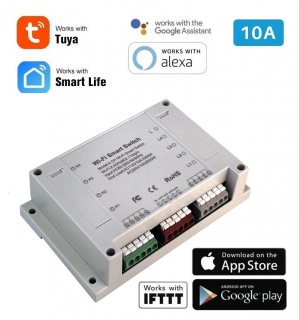 TUYA WiFi chytrý spínač čtyřkanálový AS-BREAKER4