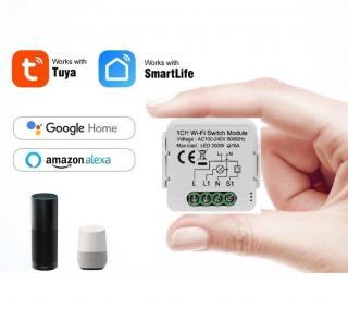 TUYA WiFi vestavný spínací modul jednokanálový PST-S01-16A