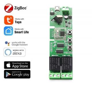 TUYA Zigbee 3.0 nízkonapěťový spínač jednokanálový AS-TYDC-2