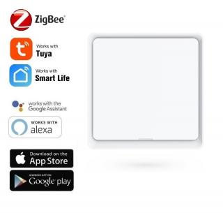 TUYA Zigbee 3.0 vypínač AS-SF11Z-L - bílý