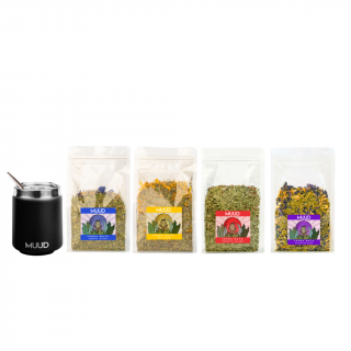 MUUD Advanced Set Yerba Mate Typ Kalabasy: Ocelová - Černá