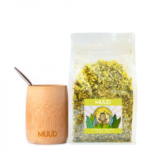 MUUD Basic Set Yerba Mate Druh mixu: ŽLUTÁ: Prime Time, Typ kalabasy: Bambusová