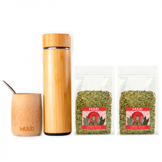 MUUD Starterpack Yerba Mate První mix: ČERVENÁ: Seasonal Healer, Druhý mix: ČERVENÁ: Seasonal Healer
