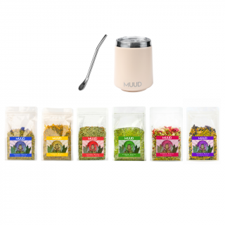 Testerpack Yerba Mate | MUUD Typ Kalabasy: Ocelová - Béžová