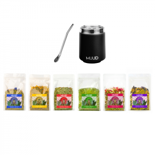 Testerpack Yerba Mate | MUUD Typ Kalabasy: Ocelová - Černá