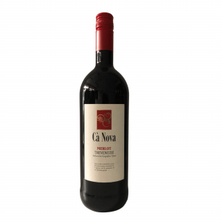 Ca Nova - Merlot Trevenezie 2019, červené víno 1l - 6ks