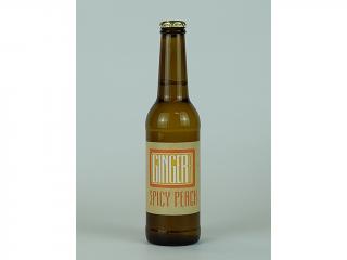 Gingerrr beer Spicy peach 330 ml -24 ks