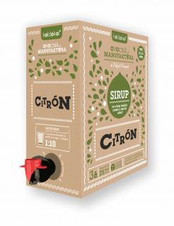 Koldokol sirup CITRON bag-in-box - 3kg