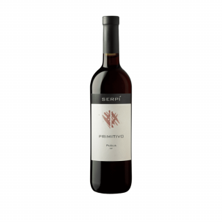 SERPÍ Primitivo IGT Puglia - suché, červené víno 0,75l - 6ks