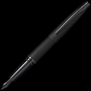 ATX, plnicí pero, černé kartáčované  Brushed Black Hrot: (M) střední hrot