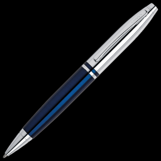 Calais, kuličkové pero, modré-chromové  Chrome-Blue Lacquer