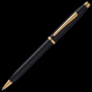 Century II, kuličkové pero, černé s pozlacením  Classic Black