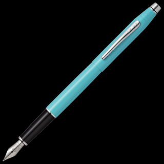 Classic Century, plnicí pero, tyrkysové pastelové  Aquatic Sea Lacquer Hrot: (F) tenký hrot