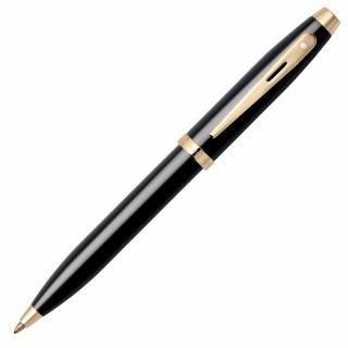 Sheaffer 100, kuličkové pero, černé / zlatá  Glossy Black/Gold-Tone