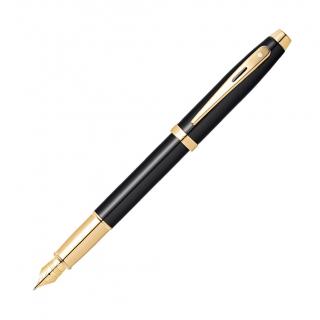 Sheaffer 100, plnicí pero, černé / zlatá  Glossy Black/Gold-Tone