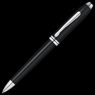 Townsend, kuličkové pero, černé  Black Lacquer