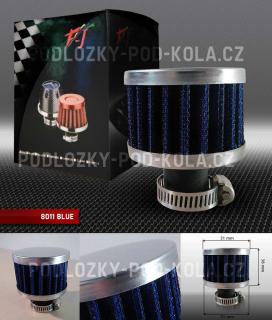 Universální sportovní filtr - vzduchový, odfukový, barva modrá (Sportovní filtr JBR)