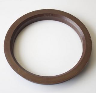 Vymezovací kroužek 110,0 / 93,1 plast, hnědá, přesah kužele 3mm (Kroužky pro ALU kola)