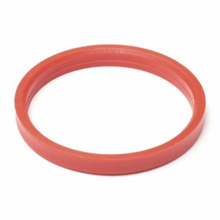 Vymezovací kroužek 72,0 / 63,4 plast, červená, bez osazení (Kroužky pro ALU kola)