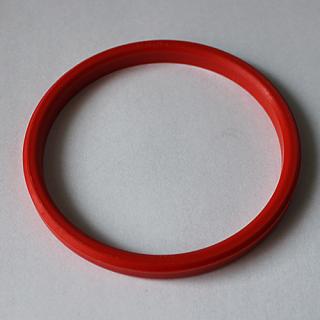 Vymezovací kroužek 72,2 / 63,4 plast, červená, bez osazení (Kroužky pro ALU kola)