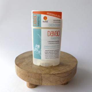 Tuhý přírodní deodorant DAVAO klasik (Tuhý přírodní deodorant eukalyptus vysunovací obal)