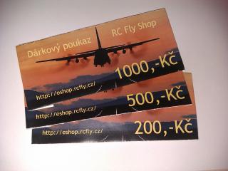 Dárkový Poukaz RCFS 500Kč