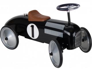 Goki Retro Race Vehicle - plechové dětské odrážedlo Barva: Černá