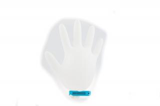 Nitrilové rukavice velikosti S - bílé (2 ks)