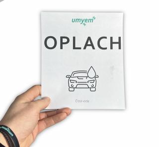 Samolepka na kbelík: OPLACH - označení kbelíku