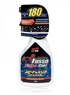 Soft99 Fusso Coat Speed & Barrier 500 ml - rychlý vosk ve spreji