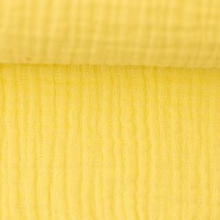 Mušelín – dvojitá gázovina mušelín barva: žlutá
