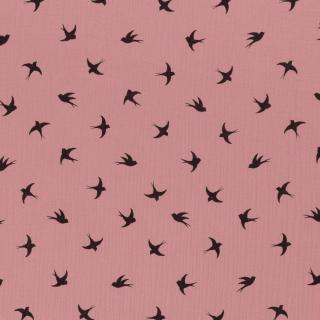 Mušelín – vlaštovky mušelín barva: růžová