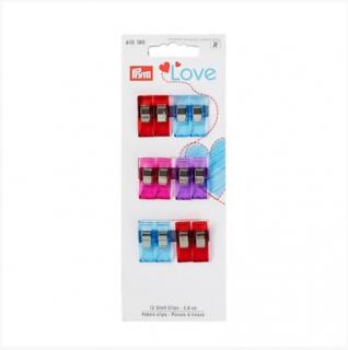 Svorky na textil PRYM LOVE 2,6 cm 12 ks