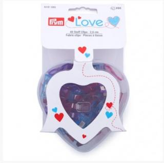 Svorky na textil PRYM LOVE 2,6 cm box 40 ks