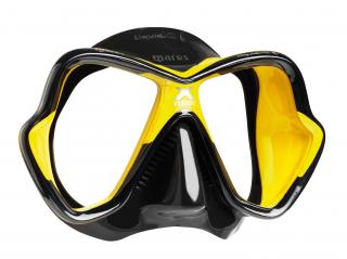 Maska Mares X-Vision Liquidskin Ultra černá/žlutá