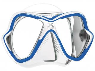 Maska Mares X-Vision transparent/modrá