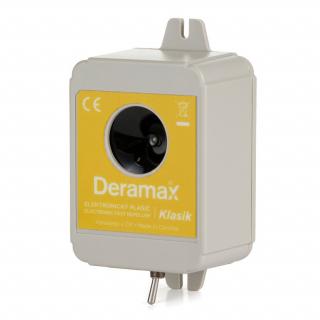 Deramax Klasik ultrazvukový plašič/odpuzovač kun a hlodavců  + ZDARMA 9V baterie