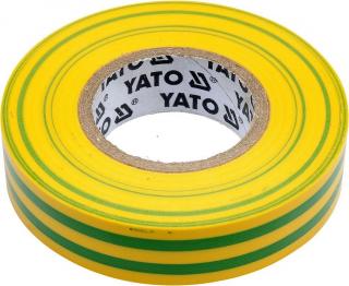 Izolační páska elektrikářská PVC 15mm / 20m žlutozelená YT-81593