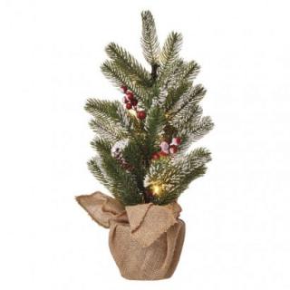 LED vánoční stromek, 52 cm, 3x AA, vnitřní, teplá bílá, časovač  DCTW01