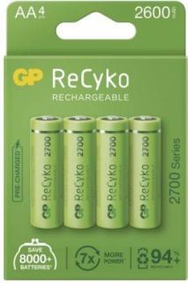 Nabíjecí baterie GP ReCyko 2700 AA (HR6), 4 ks B21274