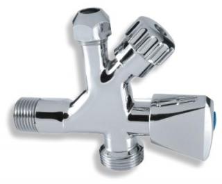 NOVASERVIS KOMBINOVANÝ ROHÁČEK S VENTILEM PRO PRAČKU 3/8 X1/2 X3/4  CF5104
