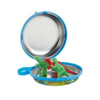 Peněženka na klíče dinosaurus kov/plast 8cm