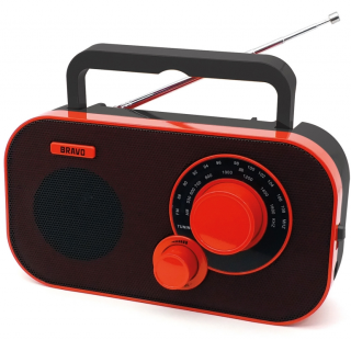 Přenosné rádio B-5184 Bravo Barva: černá