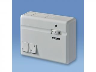 Prostorový termostat s nočním poklesem REGO 10A 97301