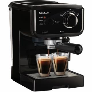 SES 1710BK Espresso SENCOR  + Zdarma balíček kávy