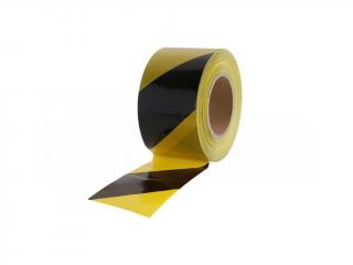 Varovací páska 250M černá-žlutá LEVIOR