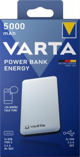 Záložní zdroj energie VARTA Power Bank ENERGY 5000mA 57975